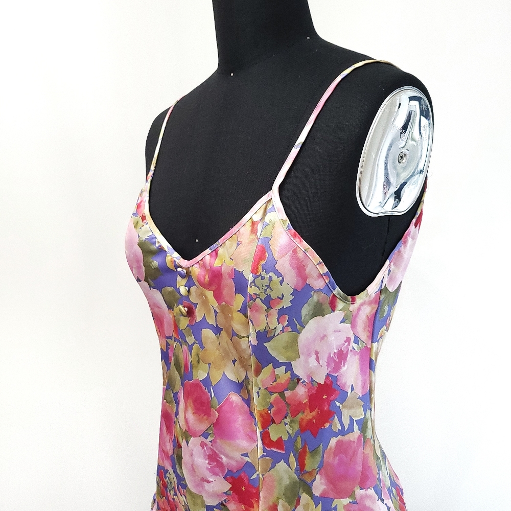 Etam Paris Y2K Euro French Fairycore Lingerie Floral Flirty Mini Dress - Picture 7 of 12